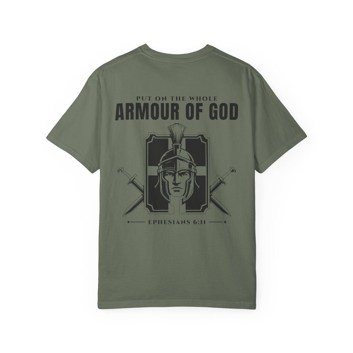 Put on the Whole Armour of God T-Shirt – Ephesians 6:11 Christian Faith Shirt