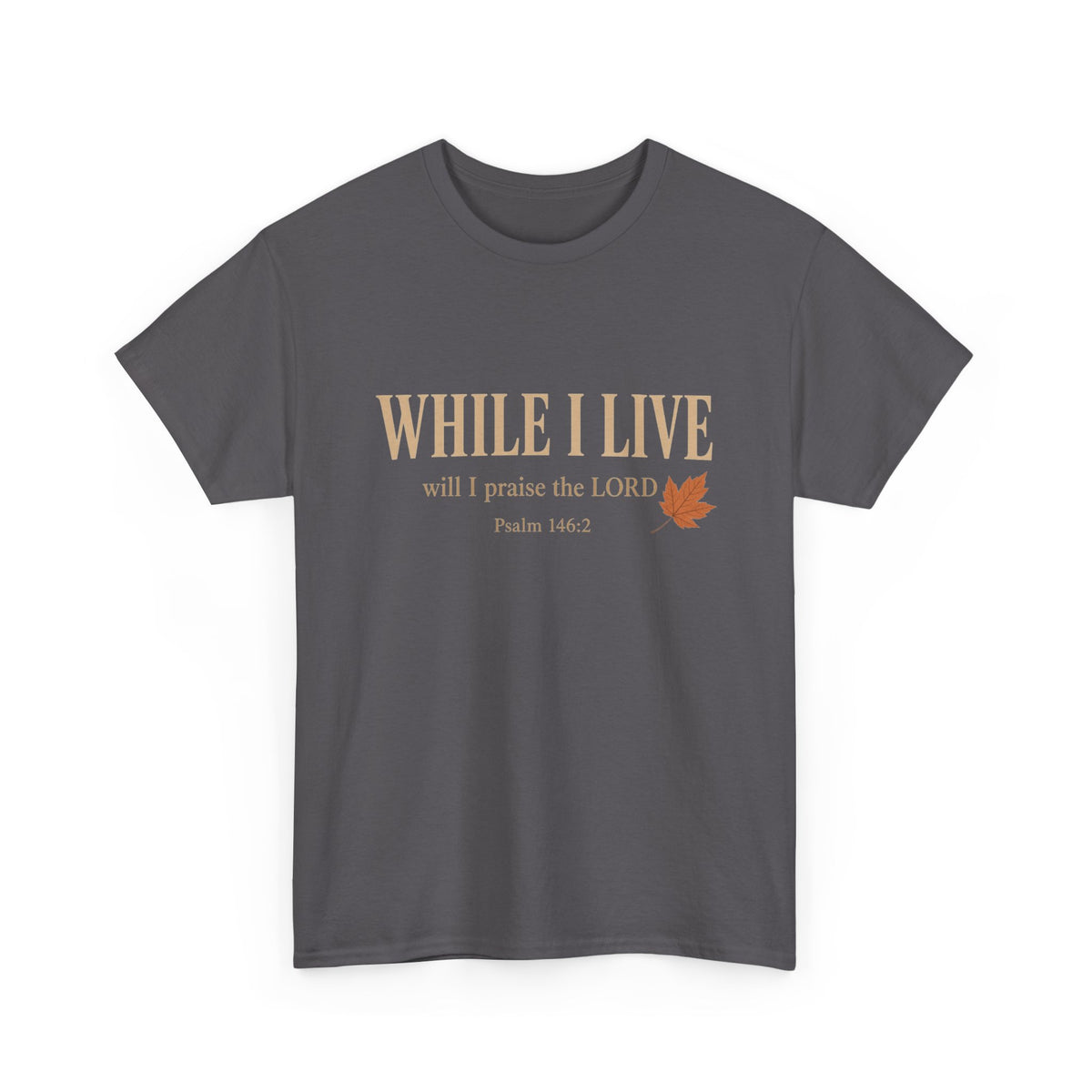 While I Live — Psalm 146:2 Christian T-Shirt