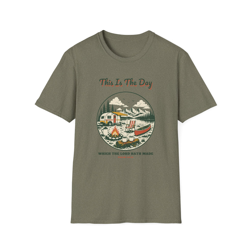 This Is the Day Christian Mountain Camping T-Shirt