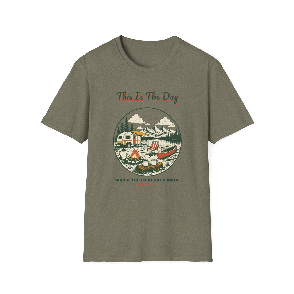 This Is the Day Christian Mountain Camping T-Shirt